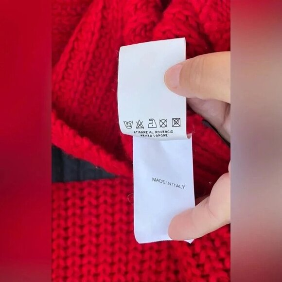 MSGM chunky wool blend Striped Sweater small - Picture 6 of 8